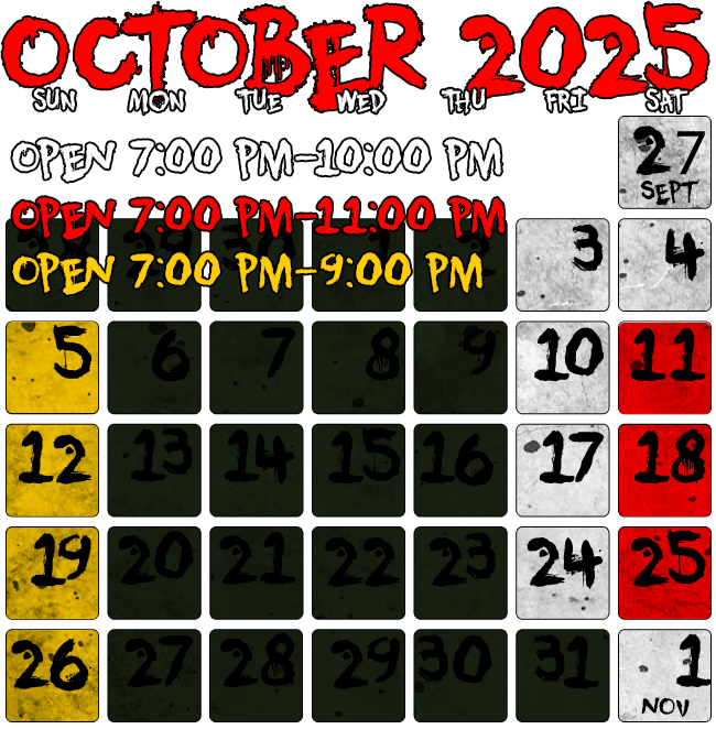 Dates & Hours of Operation Dates & Hours of Operation